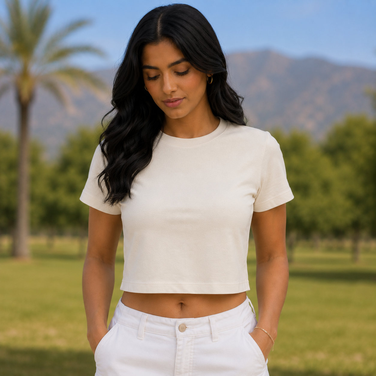 Camiseta Basica De Dama Tela Qatar Ref. 70217