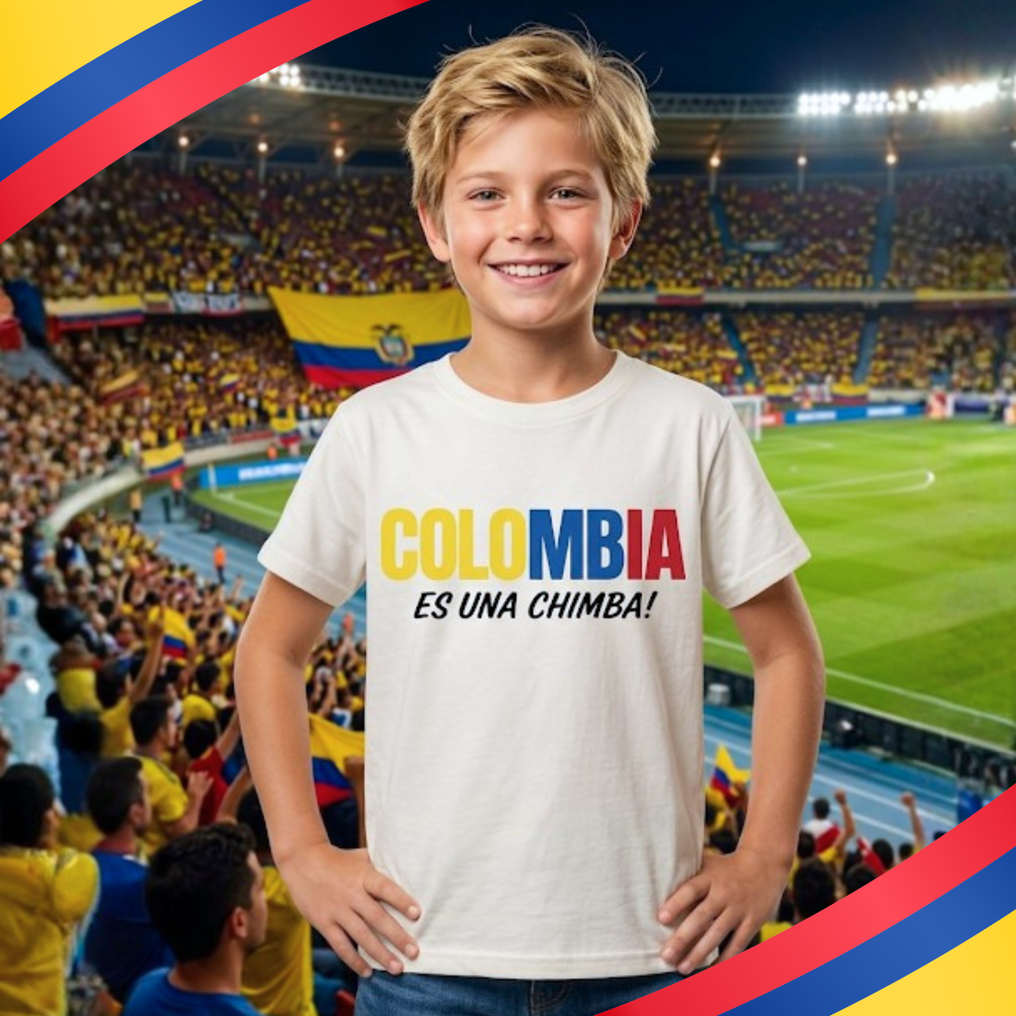 Camiseta Infantil Unisex Slim Fit Ref. 71112-036