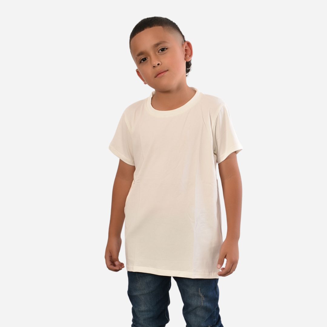 Camiseta Básica de Niño en Tela Fría Ref. 71112