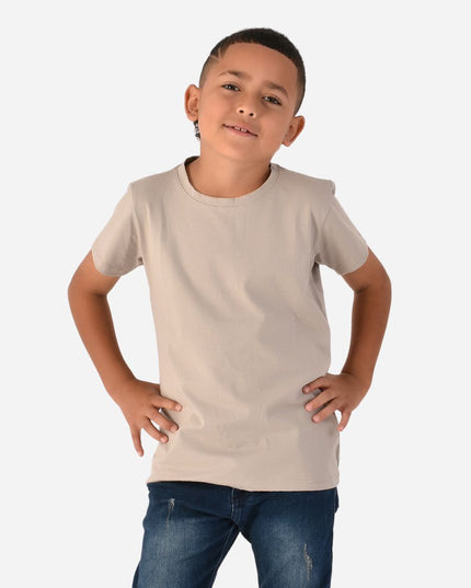 Camiseta Básica de Niño en Tela Fría Ref. 71112