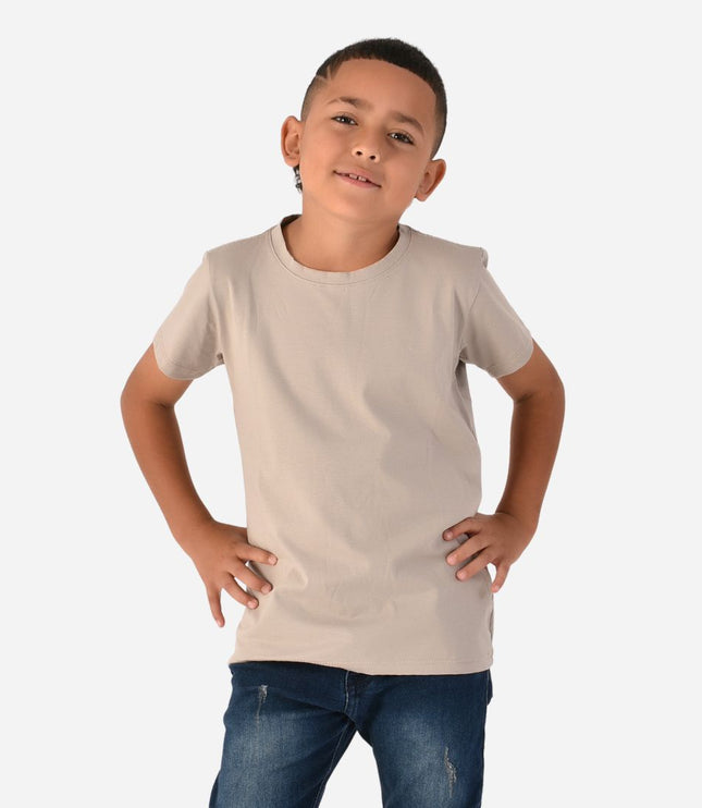 Camiseta Básica de Niño en Tela Fría Ref. 71112