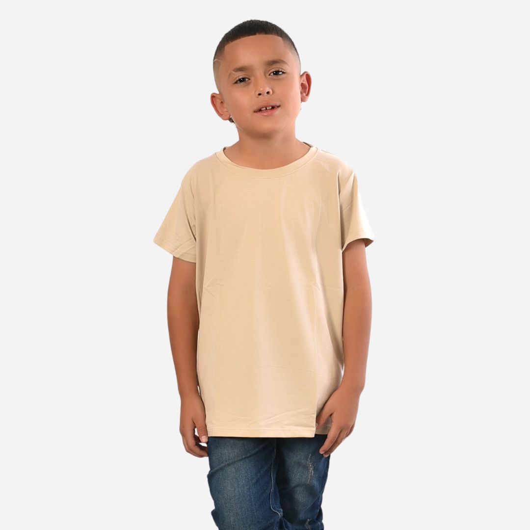 Camiseta Básica de Niño en Tela Fría Ref. 71112