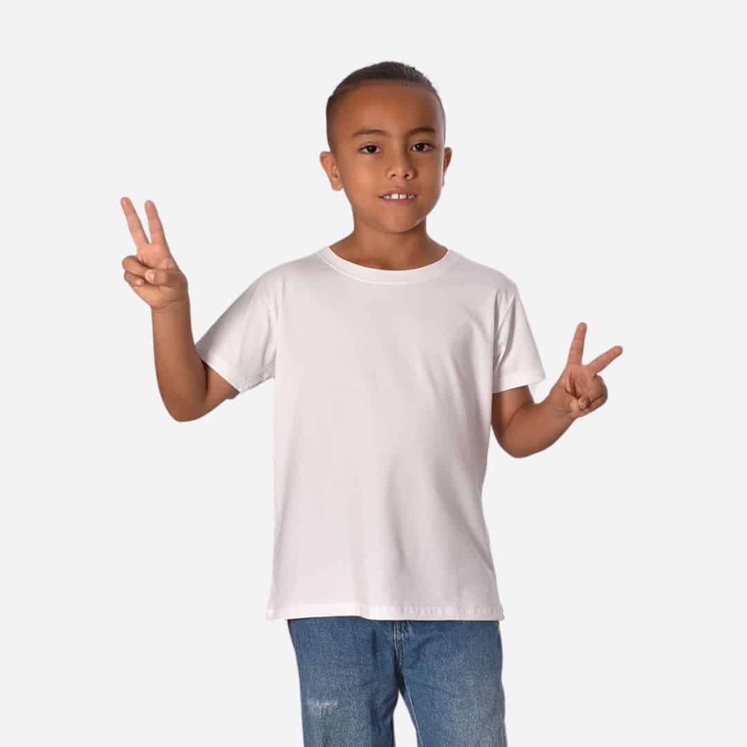 Camiseta Básica de Niño en Tela Fría Ref. 71112