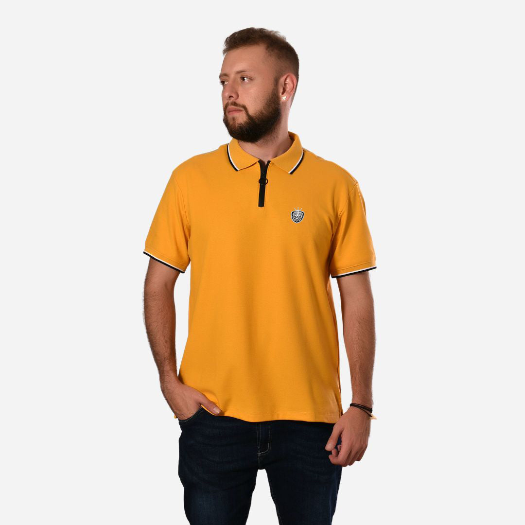 Camiseta Tipo Polo de Hombre Cremallera Ref. 72002