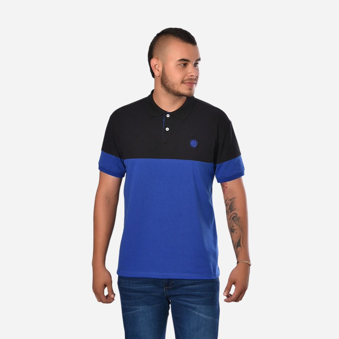 Camiseta Tipo Polo de Hombre Botón Ref. 72516-1