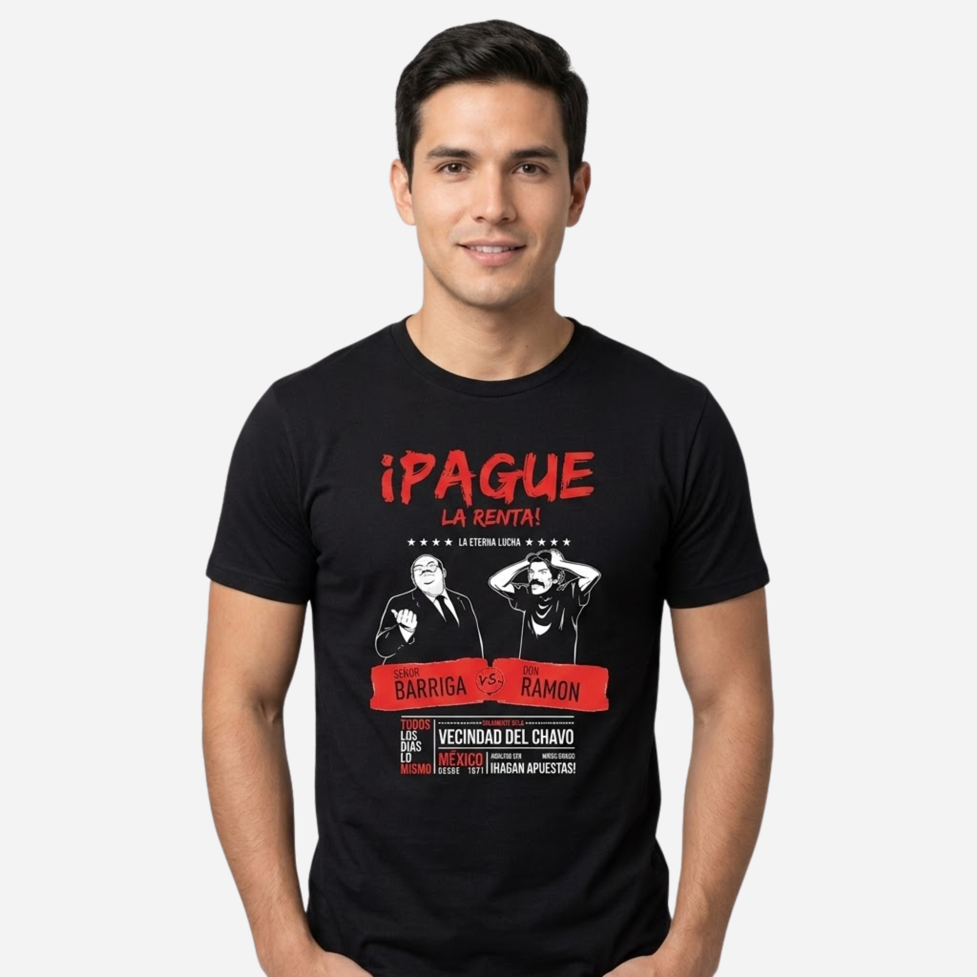 Camiseta De Hombre Chespirito Regular Fit Ref. 82100-01