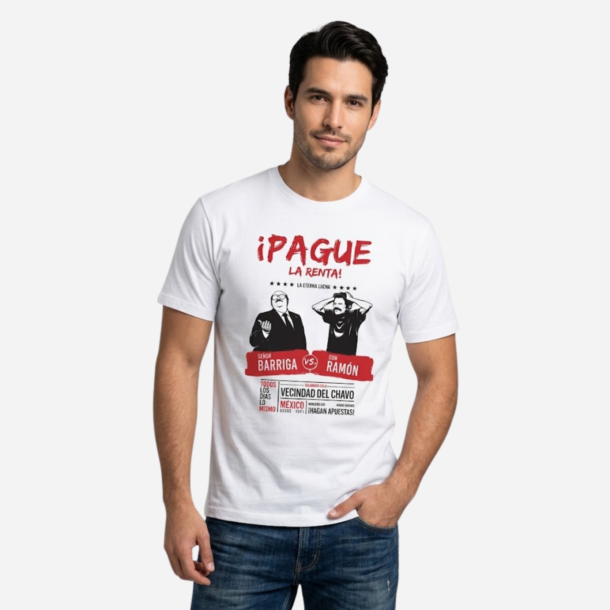 Camiseta De Hombre Chespirito Regular Fit Ref. 82100-01