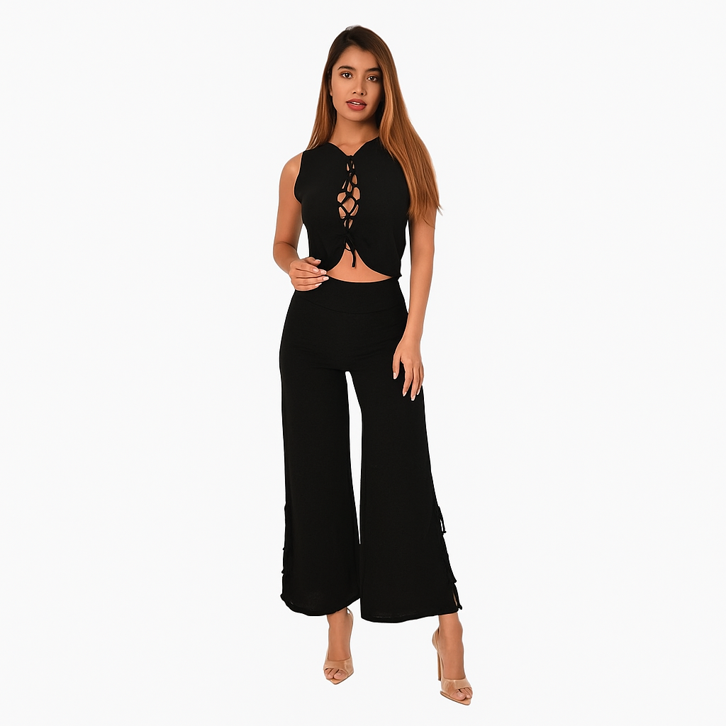 Conjunto De Dama Chaleco + Pantalon Ref. AM-2025