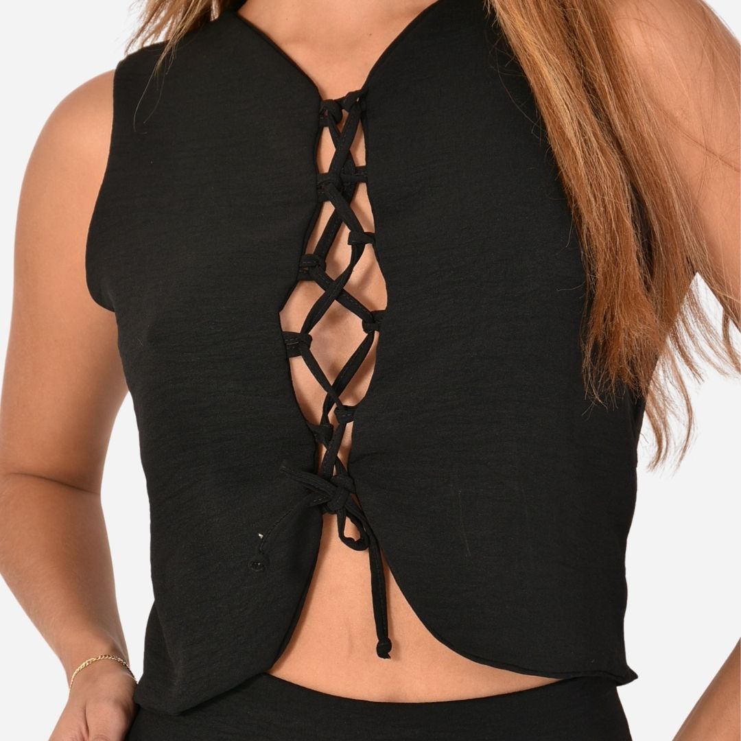 Conjunto De Dama Chaleco + Pantalon Ref. AM-2025