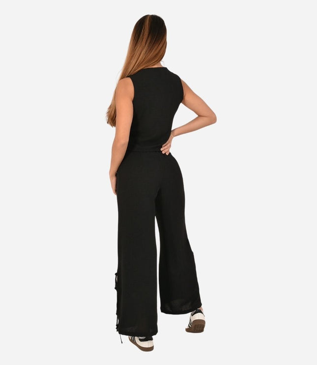 Conjunto De Dama Chaleco + Pantalon Ref. AM-2025