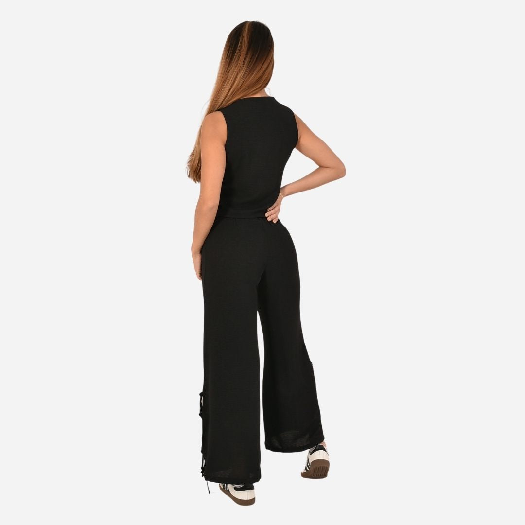 Conjunto De Dama Chaleco + Pantalon Ref. AM-2025