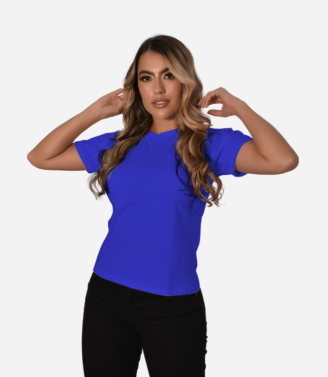 Camiseta de Dama con Guardapolvo o Dobladillo Ref. 70202