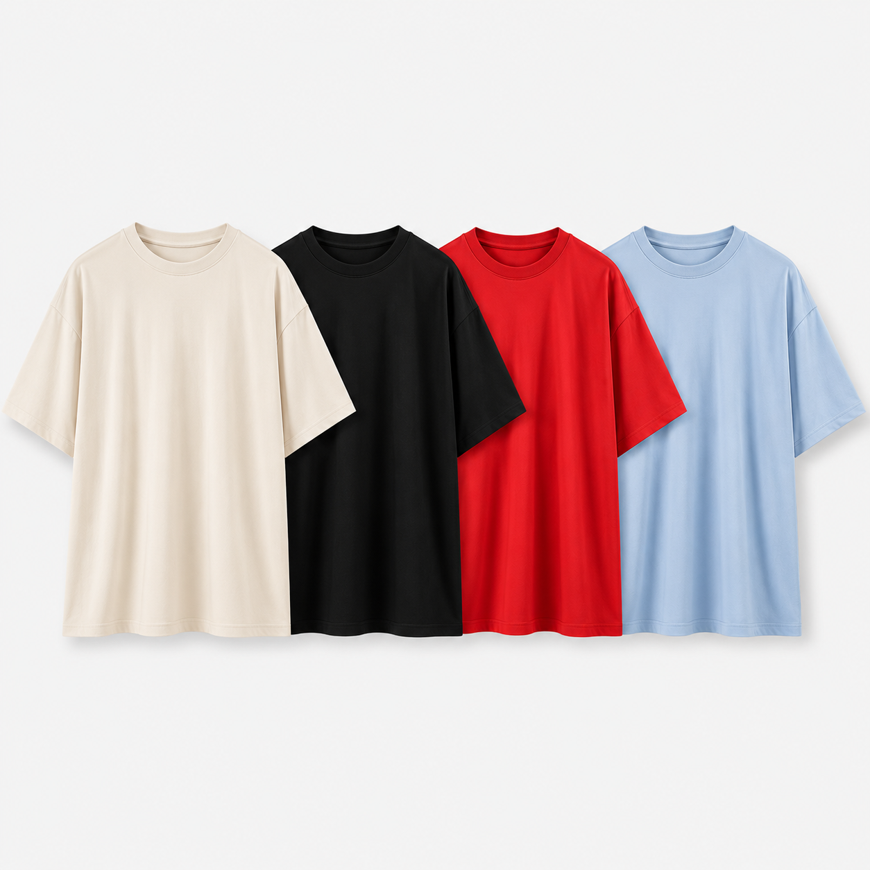 Pack Camisetas Básica Oversized en Tela Fría Ref. 70200