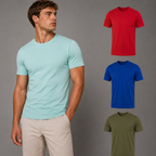 Pack Camisetas Básica Slim Fit Tela Fría Ref. 70141