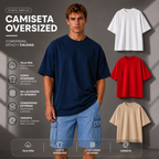 Pack Camisetas Básica Oversized en Tela Fría Ref. 70200