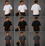 Pack Camisetas Oversized en tela Qatar Ref. 70205