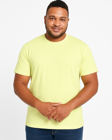 Camiseta Básica Slim Fit en Tela Fría Tallas grandes Ref. 70141