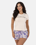 Pijama de Dama Blusa + Short Ref. 51451-048