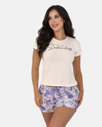 Pijama de Dama Blusa + Short Ref. 51451-048