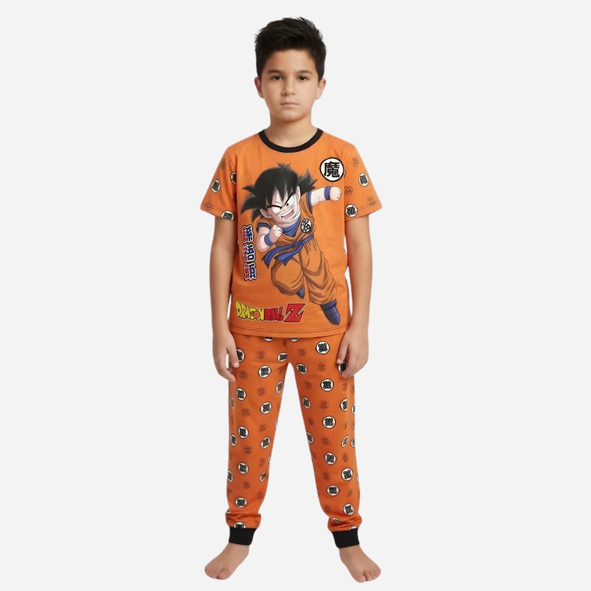 Pijama De Niño Dragon Ball Z Camiseta + Pantalon Ref. 55000