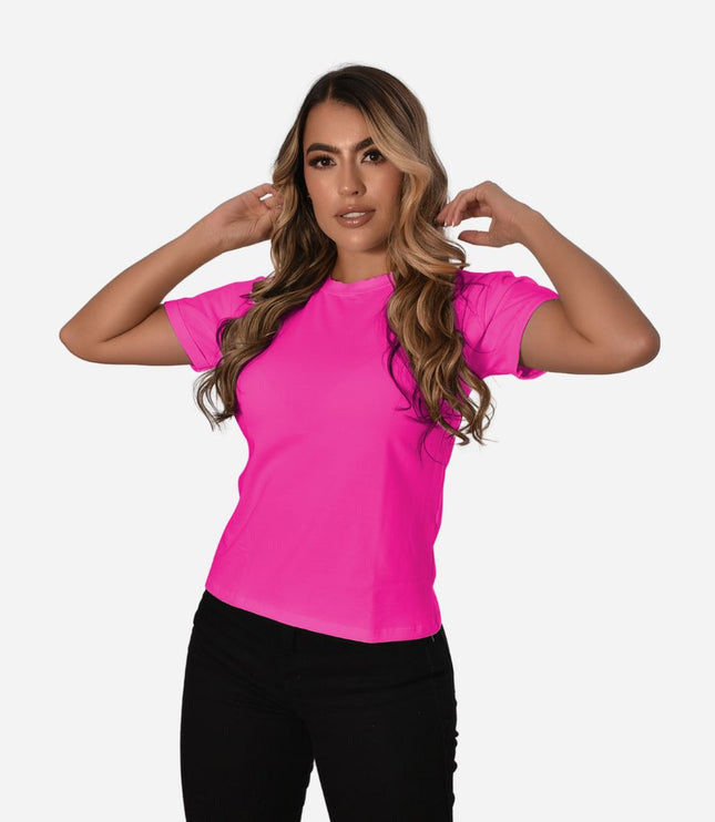 Camiseta de Dama con Guardapolvo o Dobladillo Ref. 70202