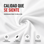 Pack Camisetas Básica Slim Fit Tela Fría Ref. 70141