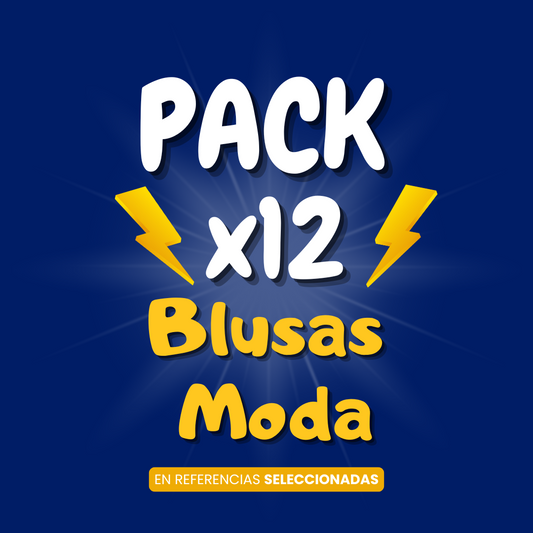 Pack x 12 Blusas Moda