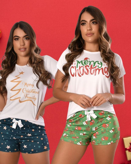 Pijama De Dama Camiseta + Short Ref. 51451-085