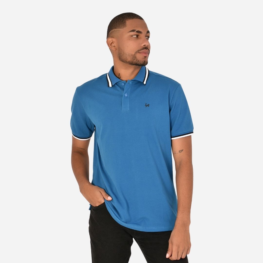 Camiseta Tipo Polo Hombre Ref. CF-001