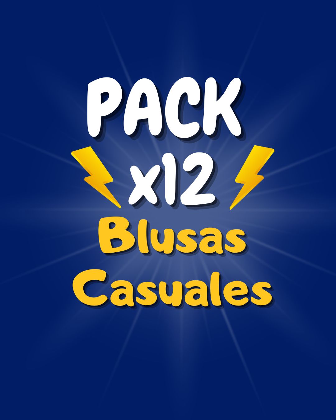 Pack de Blusas Casuales de Dama Ref. 0001