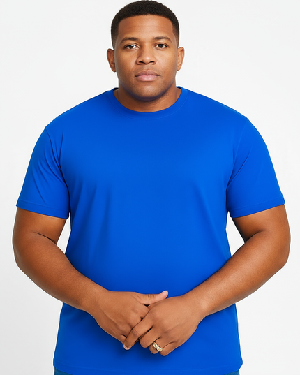 Camiseta Básica Slim Fit en Tela Fría Tallas grandes Ref. 70141