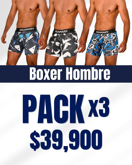 3 PACK Bóxer
