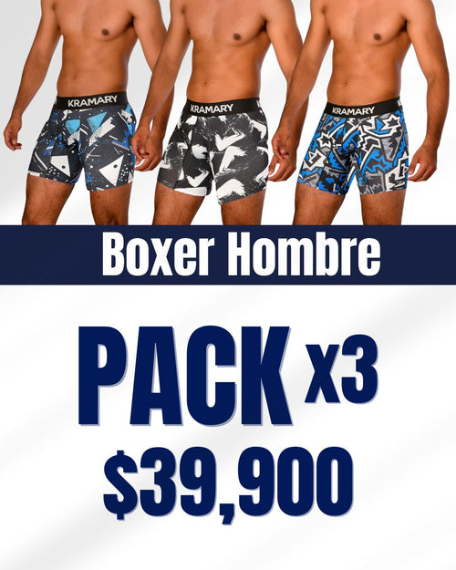 3 PACK Bóxer