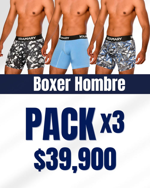 3 PACK Bóxer