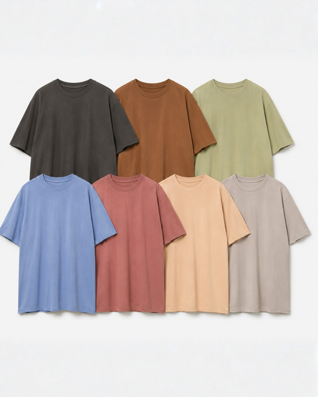 Pack Camiseta Semi-Oversize en tela Qatar Ref. 70204
