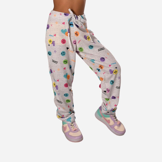 Jogger De Niña Estampado Miniprint Ref. 40609