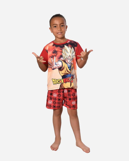 Pijama de Niño Camiseta/Pantaloneta Marca Dragon Ball Ref. 46000-Z