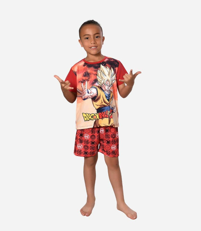 Pijama de Niño Camiseta/Pantaloneta Marca Dragon Ball Ref. 46000-Z