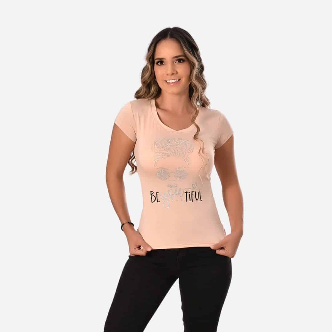 Blusa de Dama Con Estampado Ref. 64576