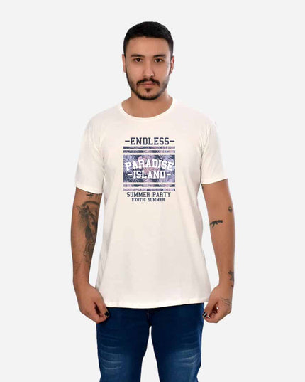 Camiseta de Hombre con Estampado Ref. 70141-023-009