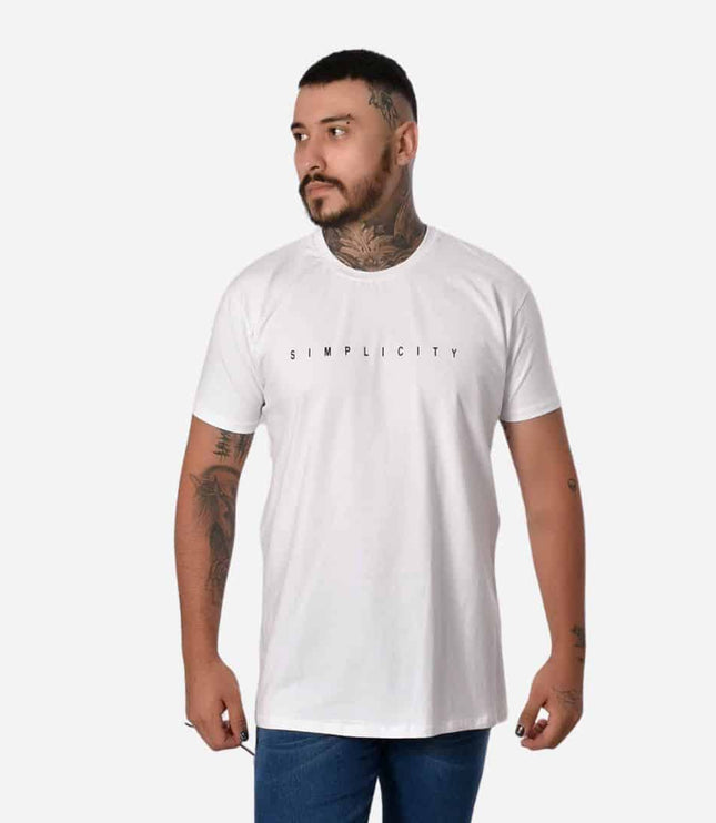 Camiseta Básica Slim Fit en Tela Fría con Estampado Ref. 70141-024