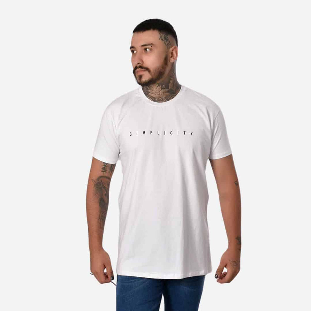 Camiseta Básica Slim Fit en Tela Fría con Estampado Ref. 70141-024