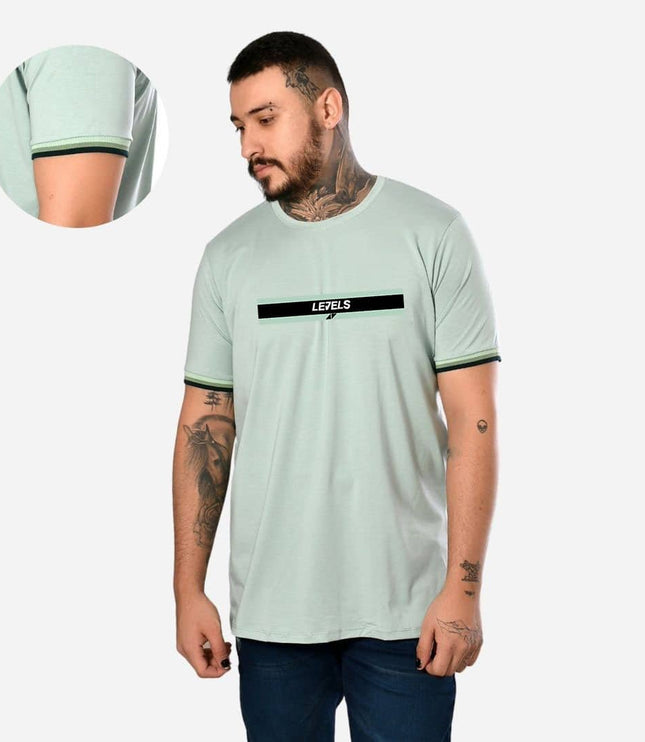 Camiseta de Hombre con Puño en Rib Ref. 70142-006