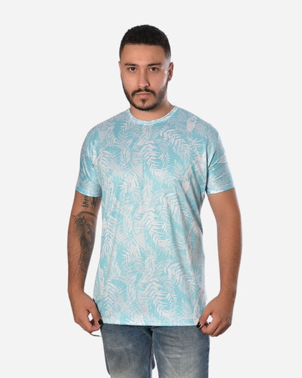 Camiseta de Hombre Estampado Hojas Ref. 70228